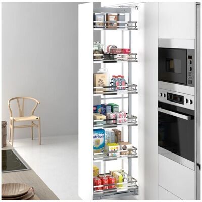 Menage Confort - Columna extraíble flat - 300-350mm - 1200/1600mm - 4 cestas - Column storage Menage Confort - Columna extraíble flat - 300-350mm - 1200/1600mm - 4 cestas - Column storage