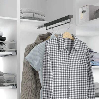 MENAGE&CONFORT Support de penderie extensible 290mm - Support pour armoire MENAGE&CONFORT Support de penderie extensible 290mm - Support pour armoire