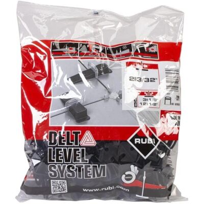 Rubi Fliesen-Nivellsystem - 3-12mm, 2mm - 200 Stück Rubi Fliesen-Nivellsystem - 3-12mm, 2mm - 200 Stück