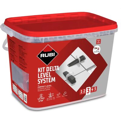 Rubi Delta Tegel Nivel System - 3-12 mm, Herbruikbaar Rubi Delta Tegel Nivel System - 3-12 mm, Herbruikbaar