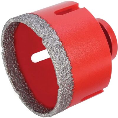 Rubi Diamond Drill Bit - 65mm Dry Core for Ceramic Tiles Rubi Diamond Drill Bit - 65mm Dry Core for Ceramic Tiles