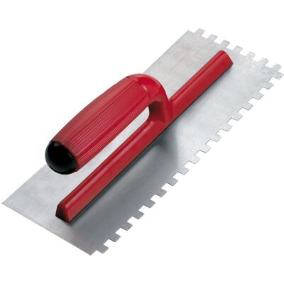 Rubi Stahl gezackte Kelle - 28x14cm - Baumaschine Rubi Stahl gezackte Kelle - 28x14cm - Baumaschine