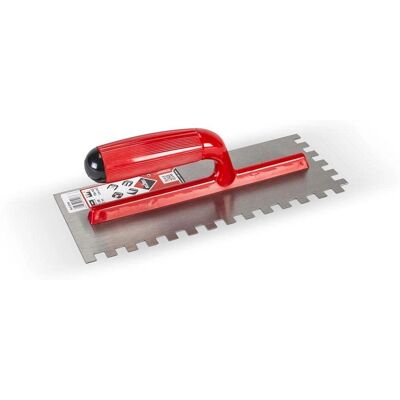 RUBI Steel Serrated Trowel - 28cm RUBI Steel Serrated Trowel - 28cm