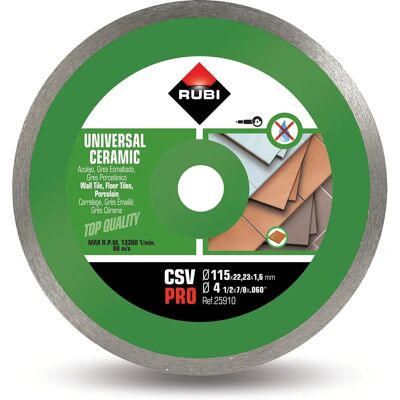 Rubi Pro 25910 Diamant-Trennscheibe - Grau - Für Fliesen & Pflaster Rubi Pro 25910 Diamant-Trennscheibe - Grau - Für Fliesen & Pflaster