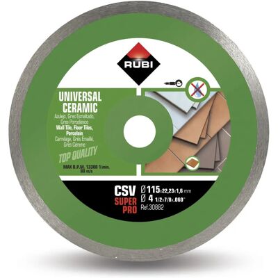 Disque Diamanté 115mm pour Carrelages - Disque de Coupe en Diamant - Publicité Disque Diamanté 115mm pour Carrelages - Disque de Coupe en Diamant - Publicité
