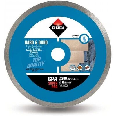 Disque Diamant Rubi CPA pour Matériaux Durs Disque Diamant Rubi CPA pour Matériaux Durs