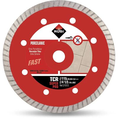 Rubi Diamantscheibe TCR 115mm Superpro - Schneidwerkzeug Rubi Diamantscheibe TCR 115mm Superpro - Schneidwerkzeug