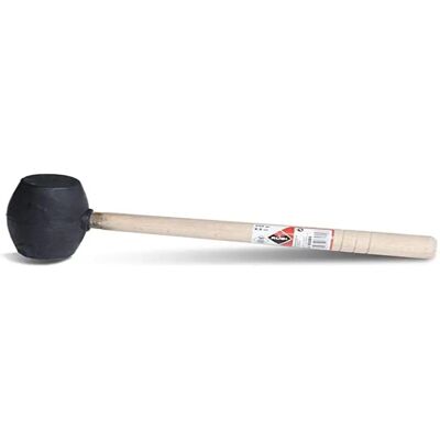 Marreta de Borracha Preta RUBI - 250g - Para Azulejos Marreta de Borracha Preta RUBI - 250g - Para Azulejos