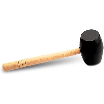 Rubi Schwarze Gummihammer - Stoßdämpfend, 500g Rubi Schwarze Gummihammer - Stoßdämpfend, 500g