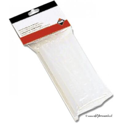 Rubi Colla Termofusibile 12x195mm - Bianco - 25 pz Rubi Colla Termofusibile 12x195mm - Bianco - 25 pz