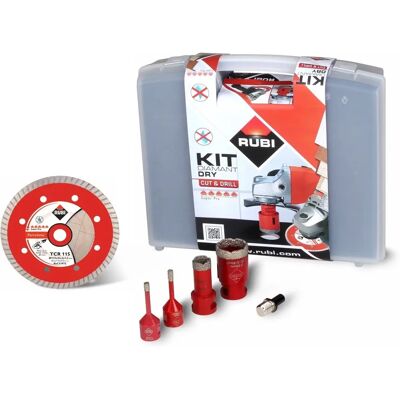 Rubi 68923 Zestaw Drygres do wiercenia na sucho z diamentami Rubi 68923 Zestaw Drygres do wiercenia na sucho z diamentami