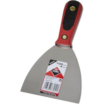 Rubi Edelstahl 100mm Spachtel - Bau & Malerwerkzeug Rubi Edelstahl 100mm Spachtel - Bau & Malerwerkzeug