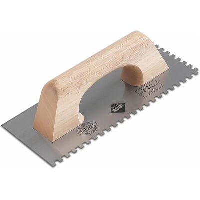 Paletta RUBI - Lama in Acciaio 28cm, Manico in Legno, Denti 12x12 mm Paletta RUBI - Lama in Acciaio 28cm, Manico in Legno, Denti 12x12 mm