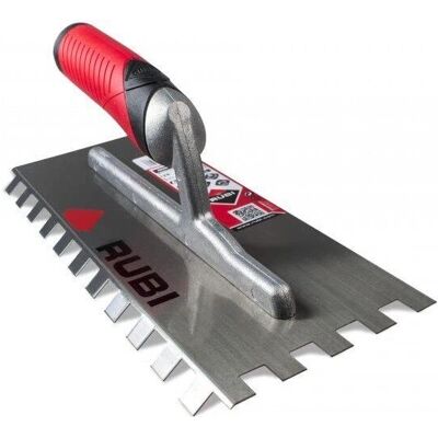 RUBI 28cm Metallzahnkelle mit 45° Winkel, Ergonomischer Griff RUBI 28cm Metallzahnkelle mit 45° Winkel, Ergonomischer Griff