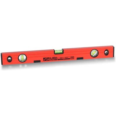 RUBI R76931 Aluminium 80 cm Wasserwaage - Rot RUBI R76931 Aluminium 80 cm Wasserwaage - Rot