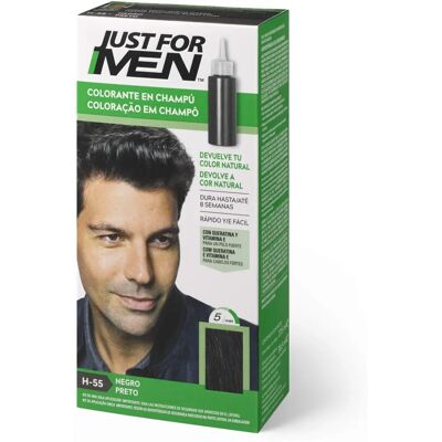 Just For Men Natural Black Szampon Farbujący - Rodzaj włosów: Szampon Just For Men Natural Black Szampon Farbujący - Rodzaj włosów: Szampon