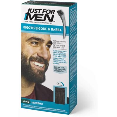 Just For Men Brązowy żel na wąsy i brodę - Kolor włosów, Anti-Aging Just For Men Brązowy żel na wąsy i brodę - Kolor włosów, Anti-Aging