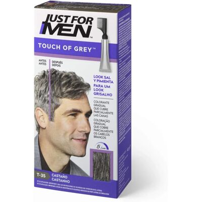 Just For Men Touch Of Grey Brązowa - Farba do włosów Just For Men Touch Of Grey Brązowa - Farba do włosów