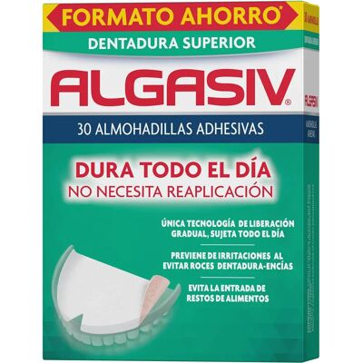 Algasiv Cinta de Fijación para Prótesis Superiores - 30 Unidades Algasiv Cinta de Fijación para Prótesis Superiores - 30 Unidades