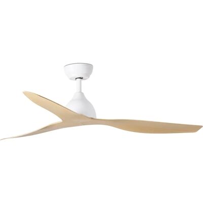 Ventilador de techo FLUID - 132cm - Madera clara - Motor DC silencioso - Verano/invierno Ventilador de techo FLUID - 132cm - Madera clara - Motor DC silencioso - Verano/invierno