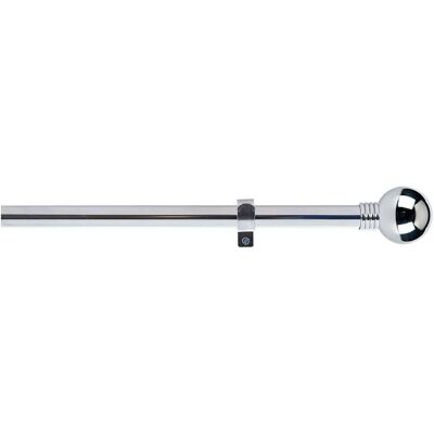 Stor Planet Verlängerbarer Chrom Gardinenschiene - 110 cm Stor Planet Verlängerbarer Chrom Gardinenschiene - 110 cm