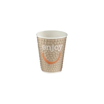 Huhtamaki - Enjoy - 200 ml - Carton - Gobelet jetable - Publicité Huhtamaki - Enjoy - 200 ml - Carton - Gobelet jetable - Publicité