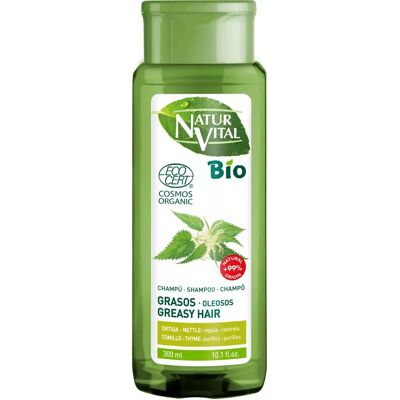 Naturaleza y Vida Ekocert Bio Szampon Tłuste Włosy - Szampon Naturaleza y Vida Ekocert Bio Szampon Tłuste Włosy - Szampon