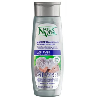 Naturaleza y Vida Silver Hair Mask - Hair Mask for Gray/White Hair Naturaleza y Vida Silver Hair Mask - Hair Mask for Gray/White Hair