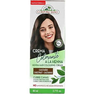 Corpore Sano Chestnut Henna Coloring Cream - Colorant for Gray Hair Corpore Sano Chestnut Henna Coloring Cream - Colorant for Gray Hair