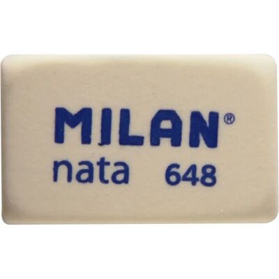 Gomma Piccola Bianca in Plastica Milan - Cancella Gomma Piccola Bianca in Plastica Milan - Cancella