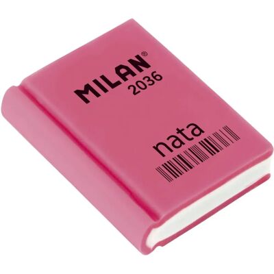 Guma Milan Nata 2036 Prostokątna - Plastikowa - Miękka - Projekt Książki - Fluorescencyjne Kolory Guma Milan Nata 2036 Prostokątna - Plastikowa - Miękka - Projekt Książki - Fluorescencyjne Kolory