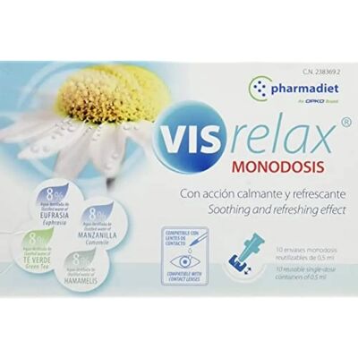 Pharmadiet Master Diet Vis Relax Eye Drops - Monodose Pharmadiet Master Diet Vis Relax Eye Drops - Monodose