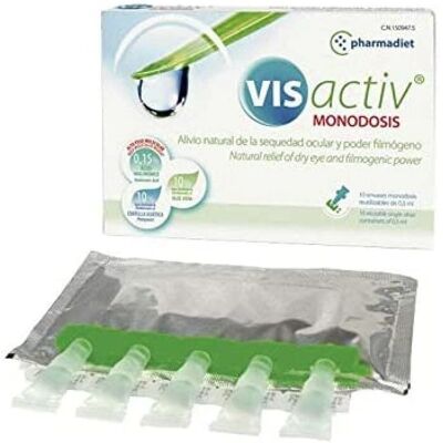 Vis Activ Gotas Oculares Monodosis 10x0.5ml - Alivia la Sequedad Ocular Vis Activ Gotas Oculares Monodosis 10x0.5ml - Alivia la Sequedad Ocular