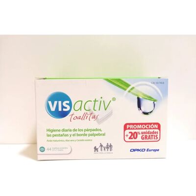 Pharmadiet Vis Activ - Toallitas para párpados y pestañas Pharmadiet Vis Activ - Toallitas para párpados y pestañas