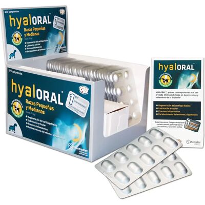 Farmadiet Hyaloral Raças Pequenas e Médias 90 Comprimidos - Suplementos para Cães Farmadiet Hyaloral Raças Pequenas e Médias 90 Comprimidos - Suplementos para Cães