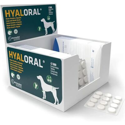 Farmadiet Hyaloral Perros Raza Grande Suplemento - 360 Tabletas Farmadiet Hyaloral Perros Raza Grande Suplemento - 360 Tabletas