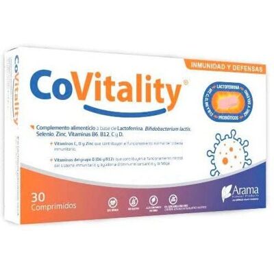 Suplemento Alimentar CoVitality 30 Comprimidos - Apoyo inmunitario Suplemento Alimentar CoVitality 30 Comprimidos - Apoyo inmunitario