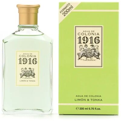 Parfum Unisexe Myrurgia 1916 Limón & Tonka - Eau de Cologne 200ml - Publicité Parfum Unisexe Myrurgia 1916 Limón & Tonka - Eau de Cologne 200ml - Publicité