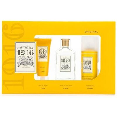 Set de Perfume Unisex Puig 1916 - Agua de Colonia, Gel de Ducha, Desodorante Set de Perfume Unisex Puig 1916 - Agua de Colonia, Gel de Ducha, Desodorante