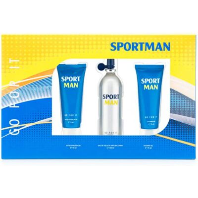 Set Sportman Classic Homme Eau De Toilette - Coffret Cadeau - Publicité Set Sportman Classic Homme Eau De Toilette - Coffret Cadeau - Publicité