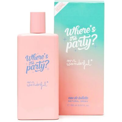 Mr. Wonderful ¿Dónde está la fiesta? EDT Mujer 150ml Mr. Wonderful ¿Dónde está la fiesta? EDT Mujer 150ml