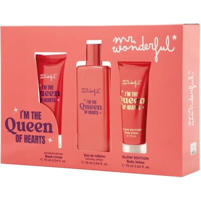 Mr. Wonderful Mr. La Reina de Corazones Eau De Toilette - Set de Regalo Mr. Wonderful Mr. La Reina de Corazones Eau De Toilette - Set de Regalo