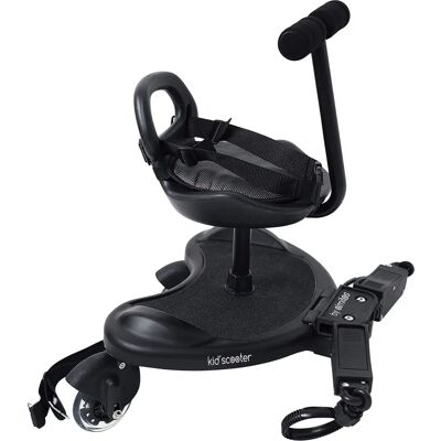 Scooter para Bebê Olmitos com Assento - Preto - Acessório de Transporte Infantil Scooter para Bebê Olmitos com Assento - Preto - Acessório de Transporte Infantil