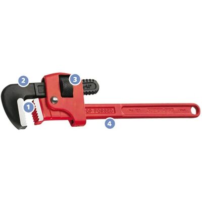 Super-Ego Tools - Llave Stillson 121/24' - Herramienta para fontanería Super-Ego Tools - Llave Stillson 121/24' - Herramienta para fontanería