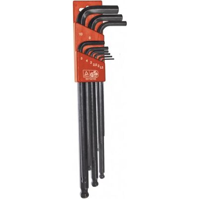 Super-Ego Tools Juego llaves Allen largas 1,5–10 mm Hex key set Super-Ego Tools Juego llaves Allen largas 1,5–10 mm Hex key set