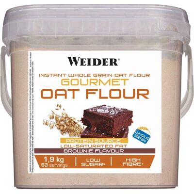 Farinha de aveia gourmet Weider Brownie - Farinha de aveia Farinha de aveia gourmet Weider Brownie - Farinha de aveia