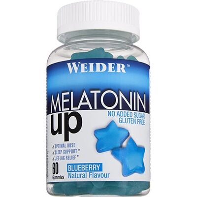 Weider Melatonina Up Gomas de Mirtilo - Suplemento para Dormir Weider Melatonina Up Gomas de Mirtilo - Suplemento para Dormir