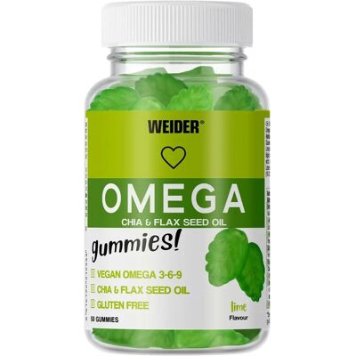 Gomas de limão Omega 3-6-9 da Weider Gomas de limão Omega 3-6-9 da Weider