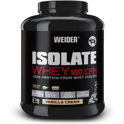 Weider Isolate Whey 100 CFM 2kg - Baunilha Weider Isolate Whey 100 CFM 2kg - Baunilha