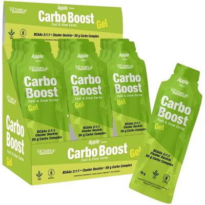 Victory Endurance - Carbo Boost - Gel Énergétique Pomme 18x76g - Publicité Victory Endurance - Carbo Boost - Gel Énergétique Pomme 18x76g - Publicité